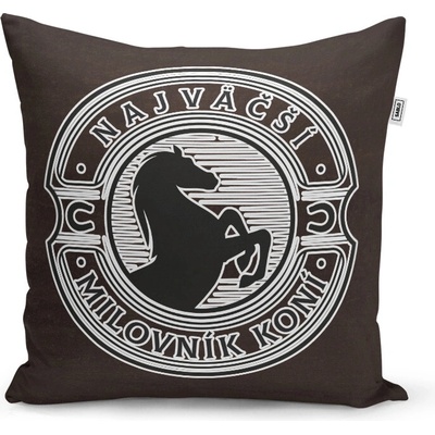 Sablio Vankúš Najväčší milovník koní 40x40