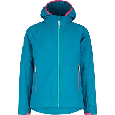TROLLKIDS Детско ежедневно яке Trollkids Girl's Kvalvika Jacket Softshell jacket - Smaragd / Pink - размер 110 (EU) (703-2683-0514)