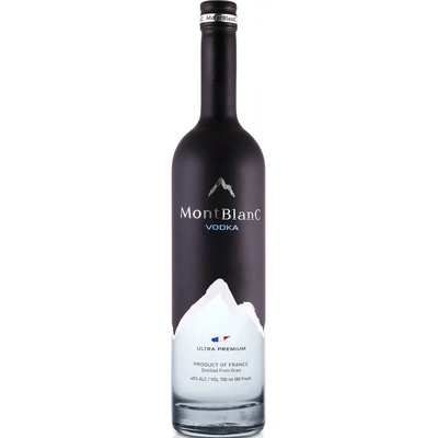 Mont BlanC Black 40% 0,7 l (holá láhev)