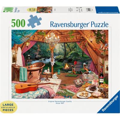 Ravensburger Пъзел Ravensburger от 500 XXL части - Уютен глемпинг (7012000825)