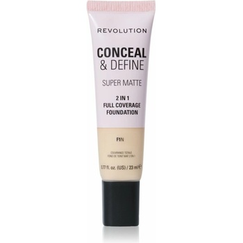 Makeup Revolution Conceal & Define zmatňujúci make-up F1N 23 ml