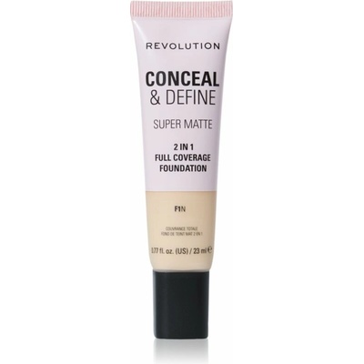 Makeup Revolution Conceal & Define zmatňujúci make-up F1N 23 ml