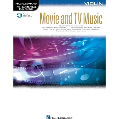 Hal Leonard Movie and TV Music for Violin + audio