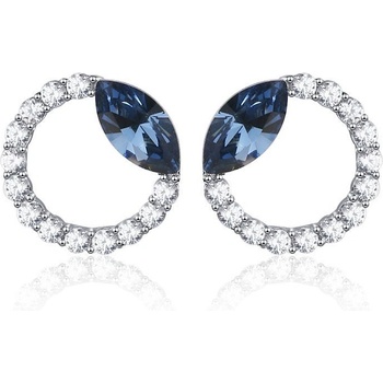 Silenti Jewelry Сребърни обеци "Морска Светлина