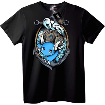 NOONEBRAND Тениска Squirtle с котва - 3XL, White