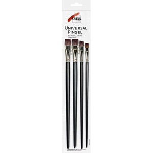 Kreul Universal Bristle Комплект плоски четки 4 бр (47395)
