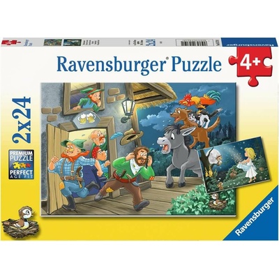 RAVENSBURGER Rozprávky 2x24 dielov