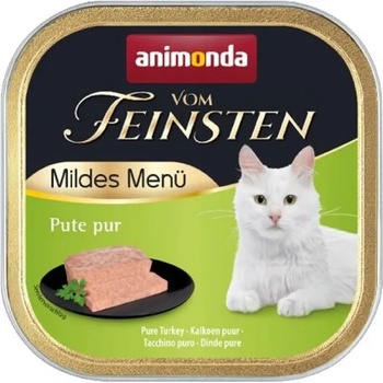 Animonda Vom Feinsten Mild Menu - 100 г кастрирани котки - чисто пуешко месо