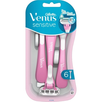 Gillette Самобръсначки за еднократна употреба Venus Sensitive 6 броя