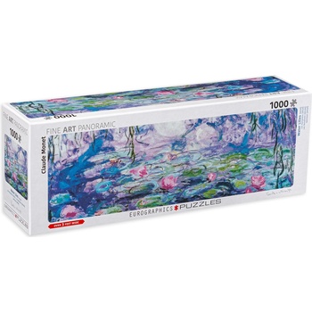 EUROGRAPHICS Панорамен пъзел Eurographics от 1000 части - Водни лилии (детайл), Клод Моне (60104366)