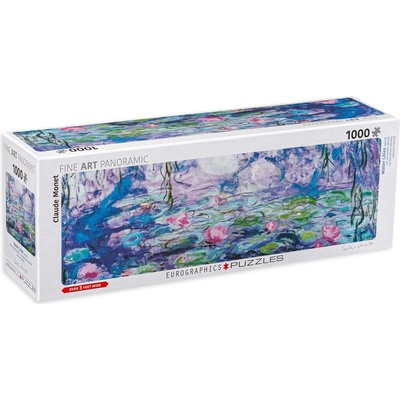 EUROGRAPHICS Панорамен пъзел Eurographics от 1000 части - Водни лилии (детайл), Клод Моне (60104366)