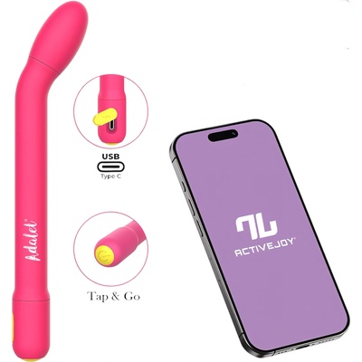 Adalet Gently - интелигентен G-точка и простатен вибратор (розов)