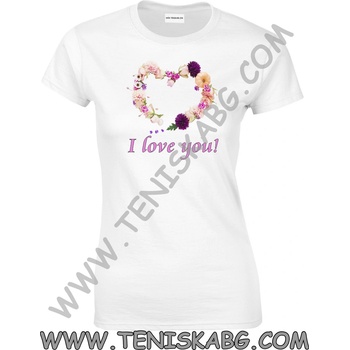 Fruit of the Loom Тениска - i love you