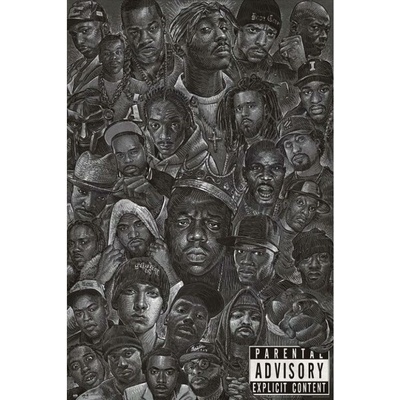 Plagát, Obraz - Hip Hop - All Stars, 61 × 91.5 cm