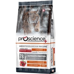 Proscience ProScience Cat Sterilised Adult - Chicken Cranberry - Храна за кастрирани котки с пиле и червени боровинки - 15 кг, Турция