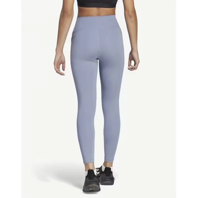 Adidas Training Optime Stash Pocket High-Waisted 7/8 Leggings Purple