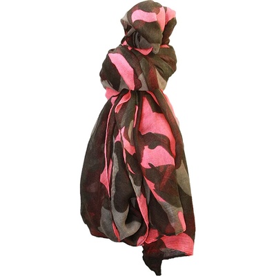 Stagunt Justeen Military Pink Camoo šátek růžový