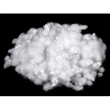 Výplň - guličky z dutého vlákna nebielené 5 kg - biela nebielená