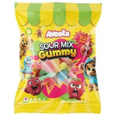 Avesta želé sour mix party 80 g