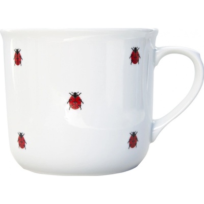 Český porcelán Dubí Hrnek porcelánový Vařák berušky 0,65 l – Zboží Dáma