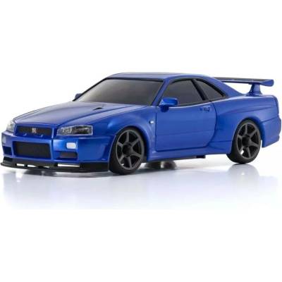 Kyosho Mini-Z Nissan Skyline AWD GT-R R34 Metallic Blue (MA020N-L)