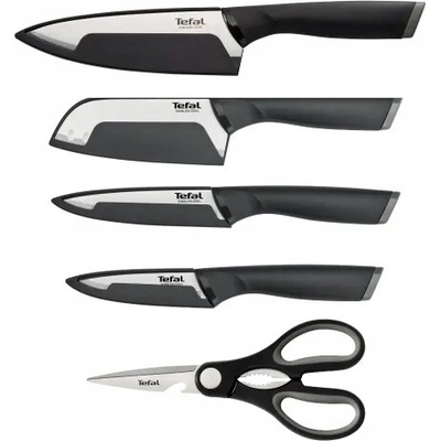 Tefal sada 4 kuchyňských nožů + nůžky K2215S55 5 dílů