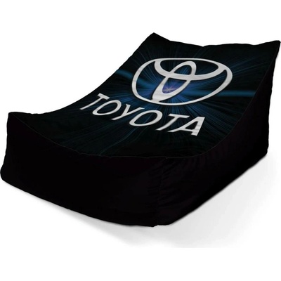 Sablio sedací vak lounge Toyota Blue Glow 80 x 95 x 50 cm