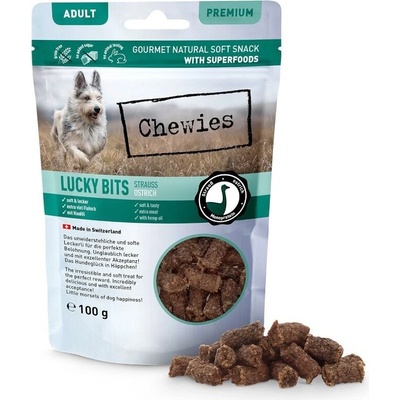 Chewies Lucky Bits Se pštrosím masem 100 g