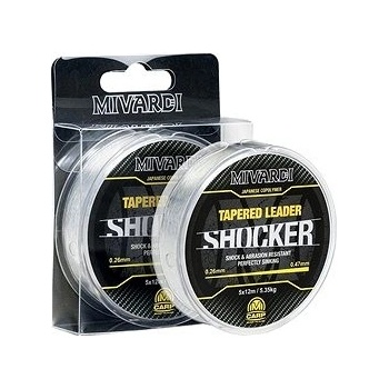 Mivardi Shocker Tapered Leader 5x12 m 0,30-0,47 mm