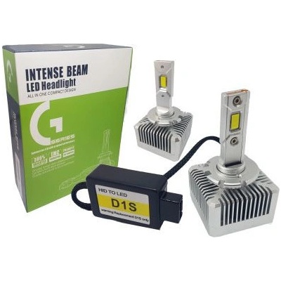 Лед крушки - Led система D1S за подмяна на фабричен ксенон - 160 000 Лукса, 45W - Canbus 6000K - 1600% повече…