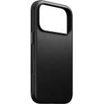 Nomad Кожен (естествена кожа) кейс с MagSafe за iPhone 17 Pro - Nomad Modern Leather MagSafe Case (черен) (NM014339858)