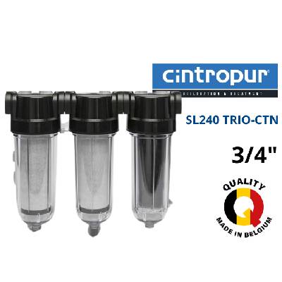 SL240 TRIO-CTN 3/4" Филтър с 3-степенна филтрация Cintropur (1013240)