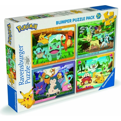 Ravensburger Pokémon 4× 100 dielov