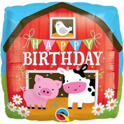 Godan Balónek fóliový Happy Birthday Statek 46 cm