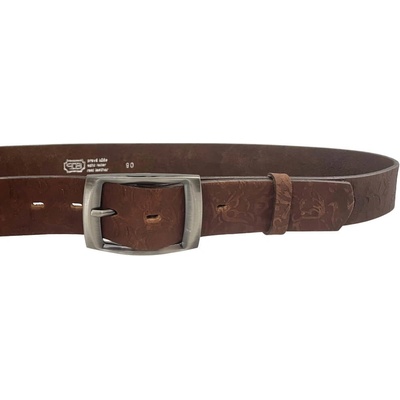 Penny Belts kožený opasek 44V248 hnědý