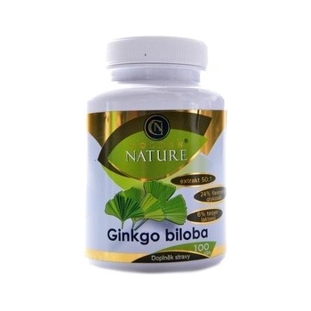 Golden Nature Ginkgo Biloba extrakt 50:1 60 mg 100 kapslí