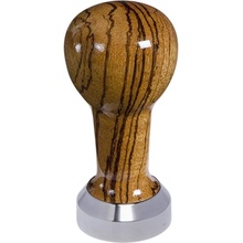 Buna Café Tamper zebráno, lak, nerez mat, plochý 41 mm