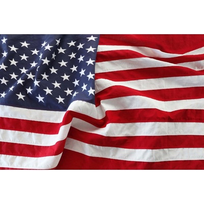 Dimex MS-5-1546 Vliesová fototapeta Vlající vlajka USA rozměry 375 x 250 cm
