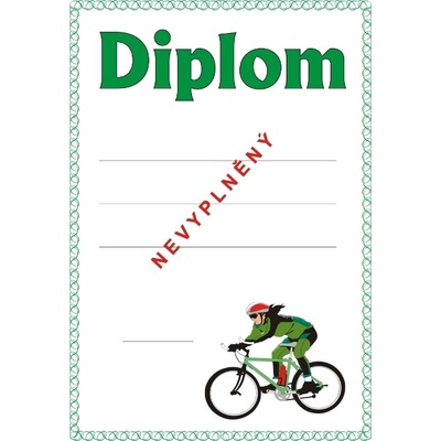 Cyklistika diplom A4 č.4