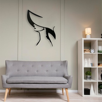 Image 1 of Decono Метална Декорация Жена с Шапка