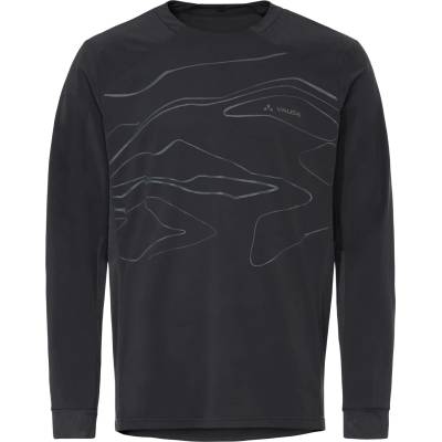 Vaude Мъжка фланелка с дълъг ръкав за колоездене Vaude Moab L/S Pro Shirt Cycling jersey - Black / Black - размер XL (056-3955-0114)