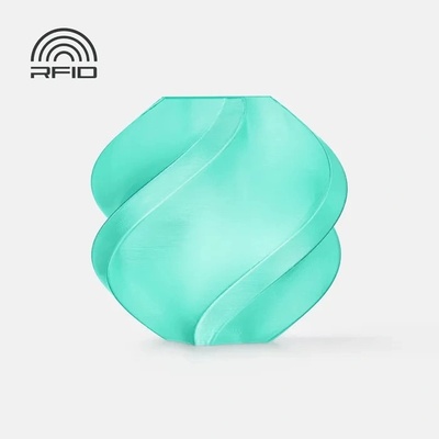 Bambu Lab PETG филамент Bambu Lab PETG Translucent, 1.75 mm, 1.0 kg, Teal 32501, Spool