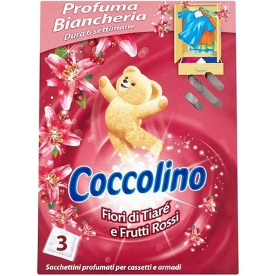 Coccolino vonné sáčky Fiori di Tiaré e Frutti Rossi 3 ks – Zbozi.Blesk.cz