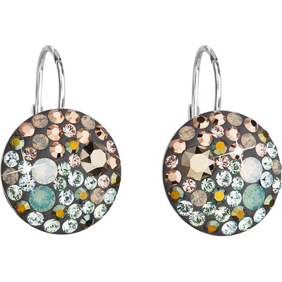 Pavona visací s krystaly Swarovski mix barev kulaté 31176.4 chameleon