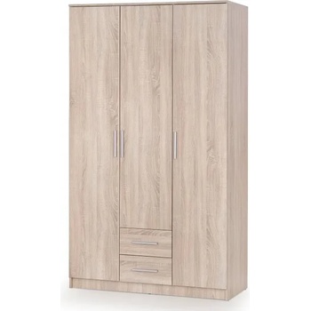 Image 1 of Black Red White Двукрилен гардероб lima s-3