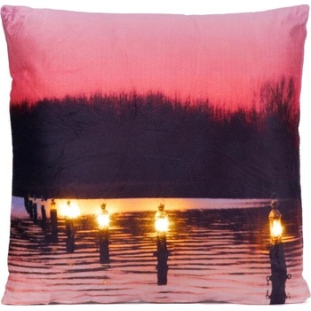 Nexos 68496 vankúš s LED osvetlením Súmrak 38x38