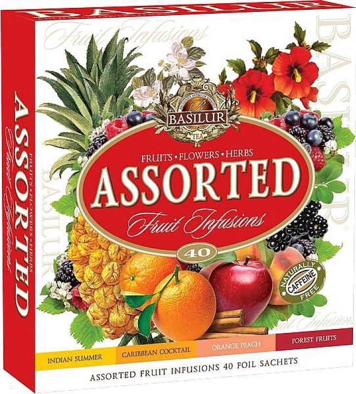Basilur Fruit Infusions Assorted 40 sáčkov