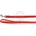 Flamingo Ziggi каишка, червена 2 x 100 см