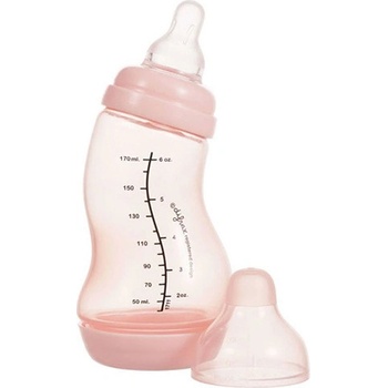 Difrax kojenecká S lahvička antikoliková světle růžová 170 ml