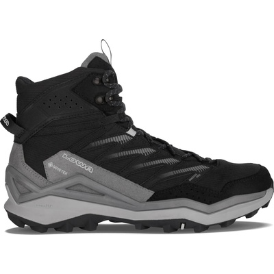 Lowa Мъжки туристически обувки Lowa Maddox Pro GTX Mid Walking boots - Black / Grey - размер 44 (019-1266-0117)